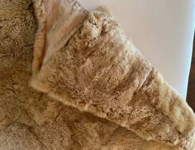 Decken aus Alpakawolle